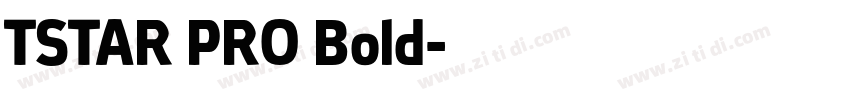 TSTAR PRO Bold字体转换